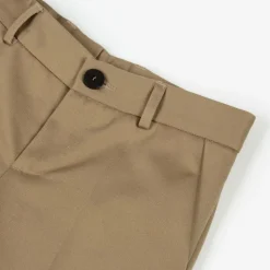 Boys Beige Gabardine Trousers