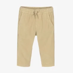 Boys Beige Needlecord Trousers