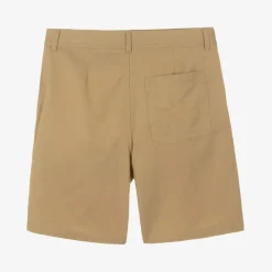Boys Beige Twill Shorts