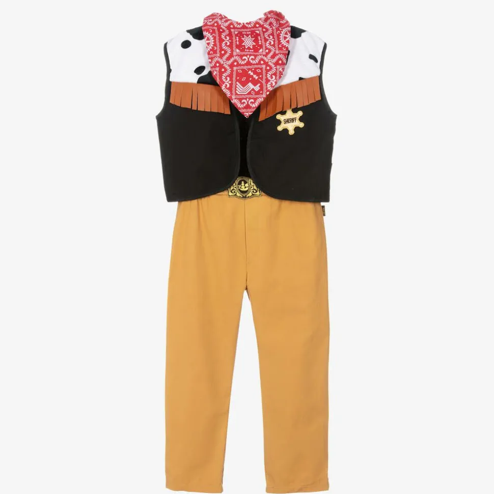 Boys Black & Beige Sheriff Costume