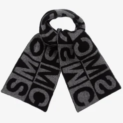 Boys Black & Grey SMC Scarf