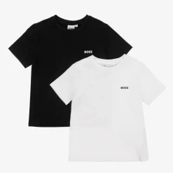 Boys Black & White T-Shirts (2 Pack)
