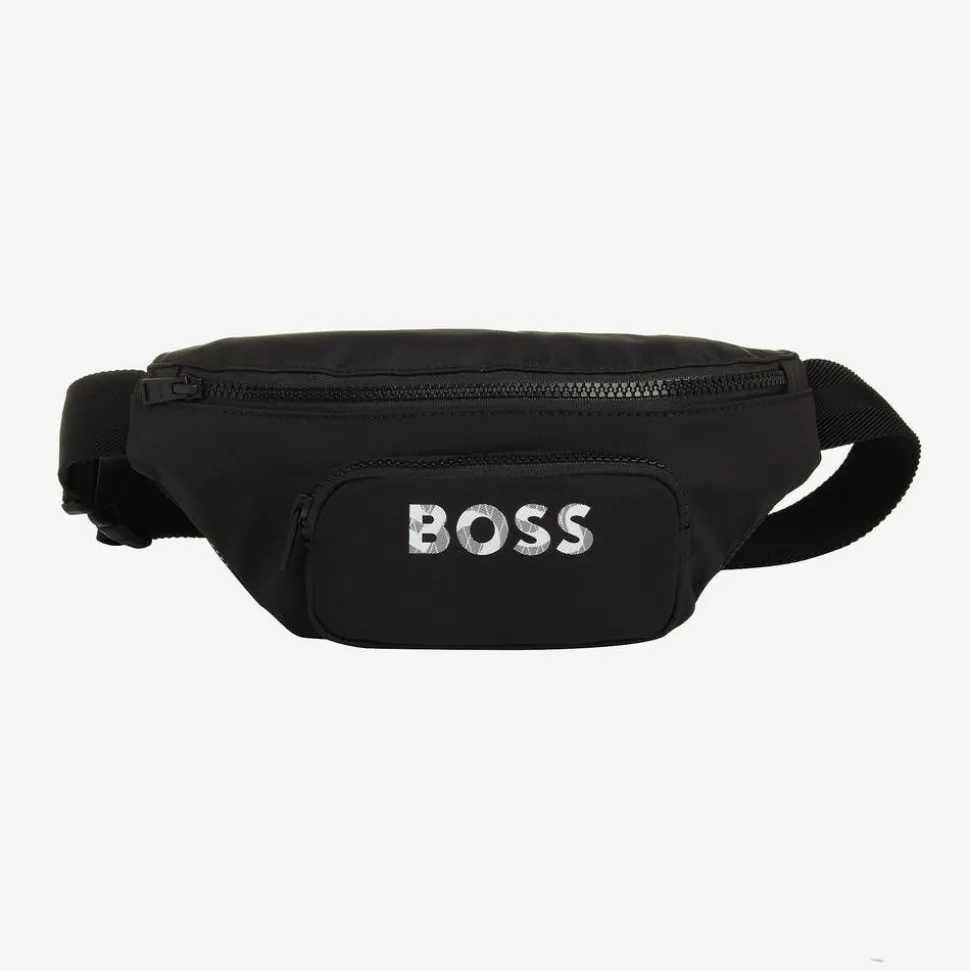 Boys Black Belt Bag (27cm)
