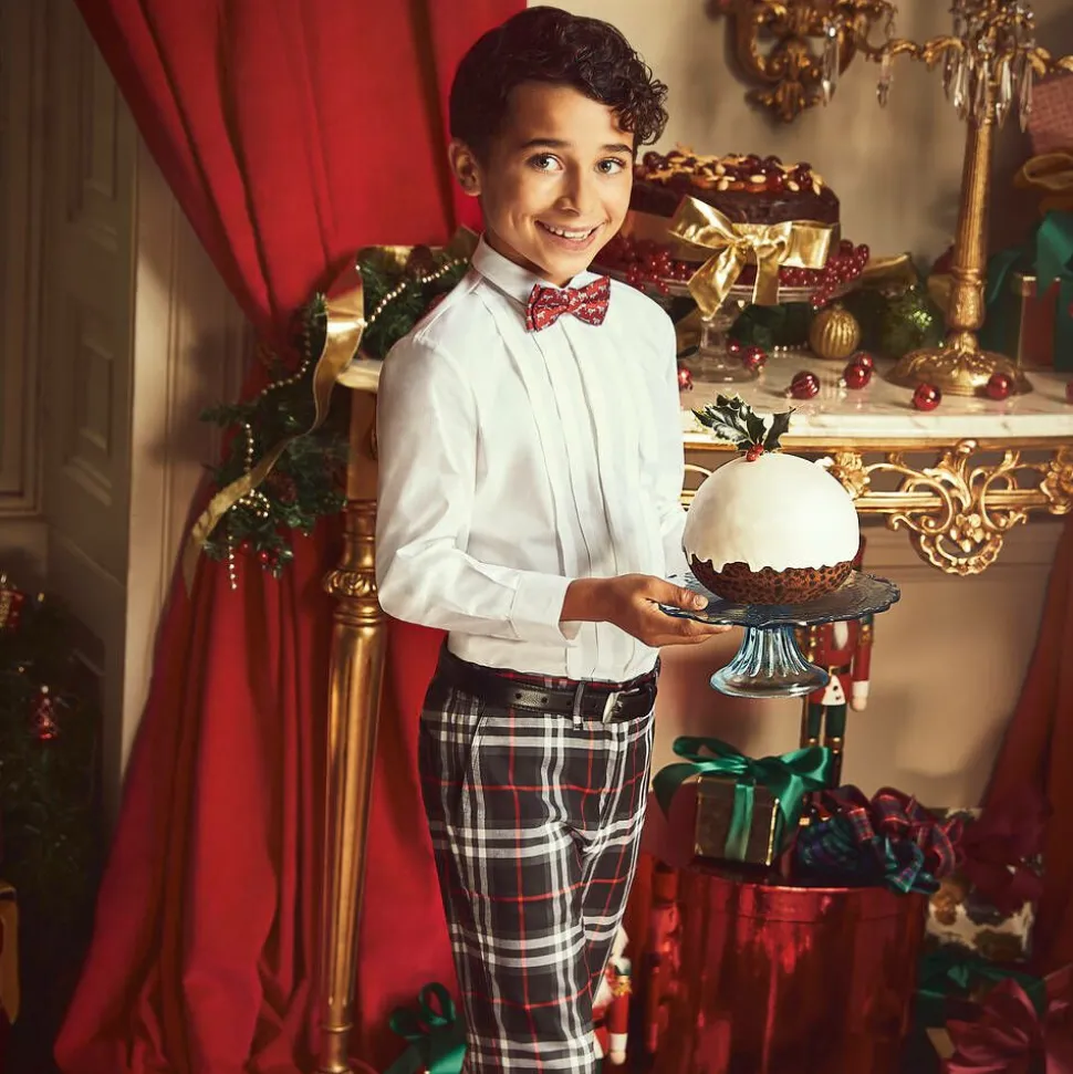 Boys Black Leather Belt