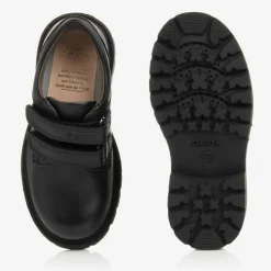Boys Black Leather Shoes