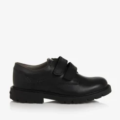 Boys Black Leather Shoes