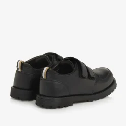 Boys Black Leather Shoes
