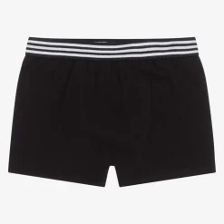 Boys Black Organic Boxer Briefs (5 Pack)