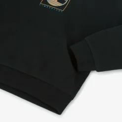 Boys Black Organic Cotton Hoodie