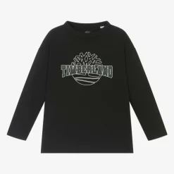 Boys Black Organic Cotton Top