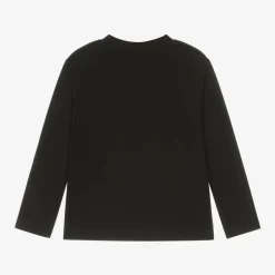 Boys Black Organic Cotton Top