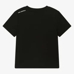 Boys Black Organic Cotton T-Shirt