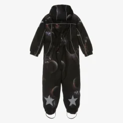 Boys Black Outer Space Technical Snowsuit