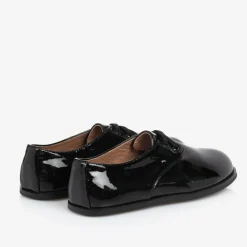 Boys Black Patent Leather Shoes