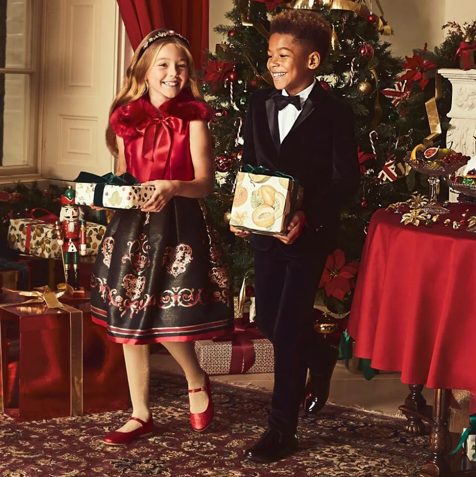 Boys Black Patent Shoes