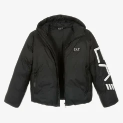 Boys Black Puffer Jacket
