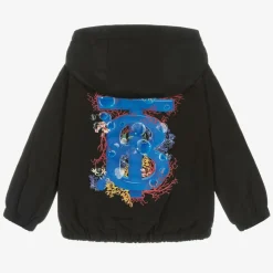 Boys Black Reversible Vintage Check Jacket