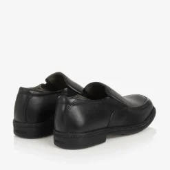 Boys Black Smart Leather Shoes