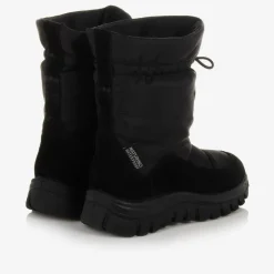 Boys Black Snow Boots