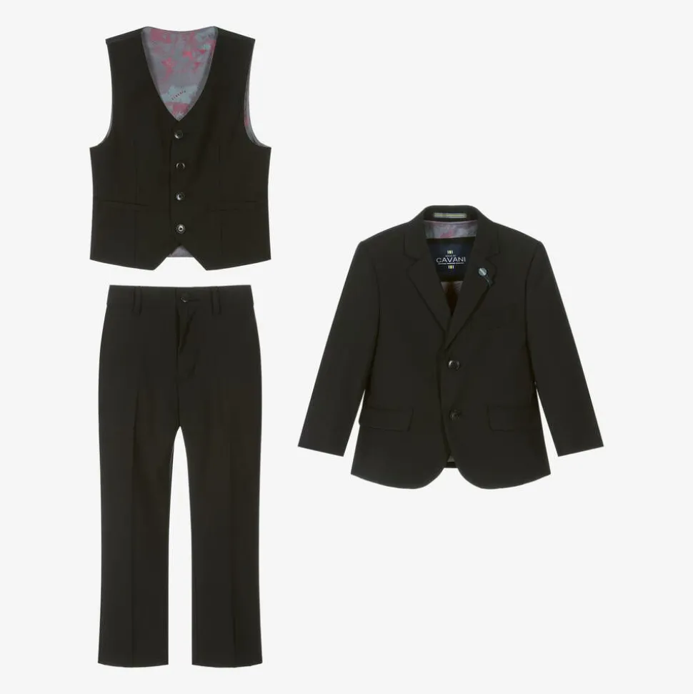 Boys Black Suit