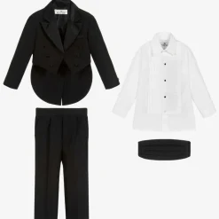 Boys Black Tuxedo Suit