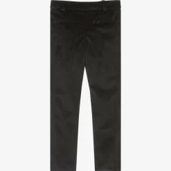 Boys Black Velvet Trousers