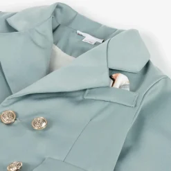 Boys Blue & Black Double Breasted Suit