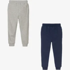 Boys Blue & Grey Organic Joggers (2 Pack)