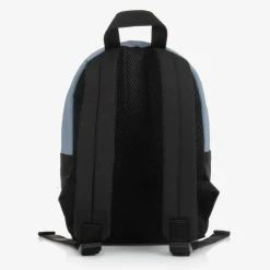 Boys Blue & Black Canvas Backpack (33cm)