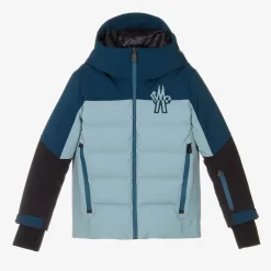 Boys Blue Colourblock Montmiral Ski Jacket