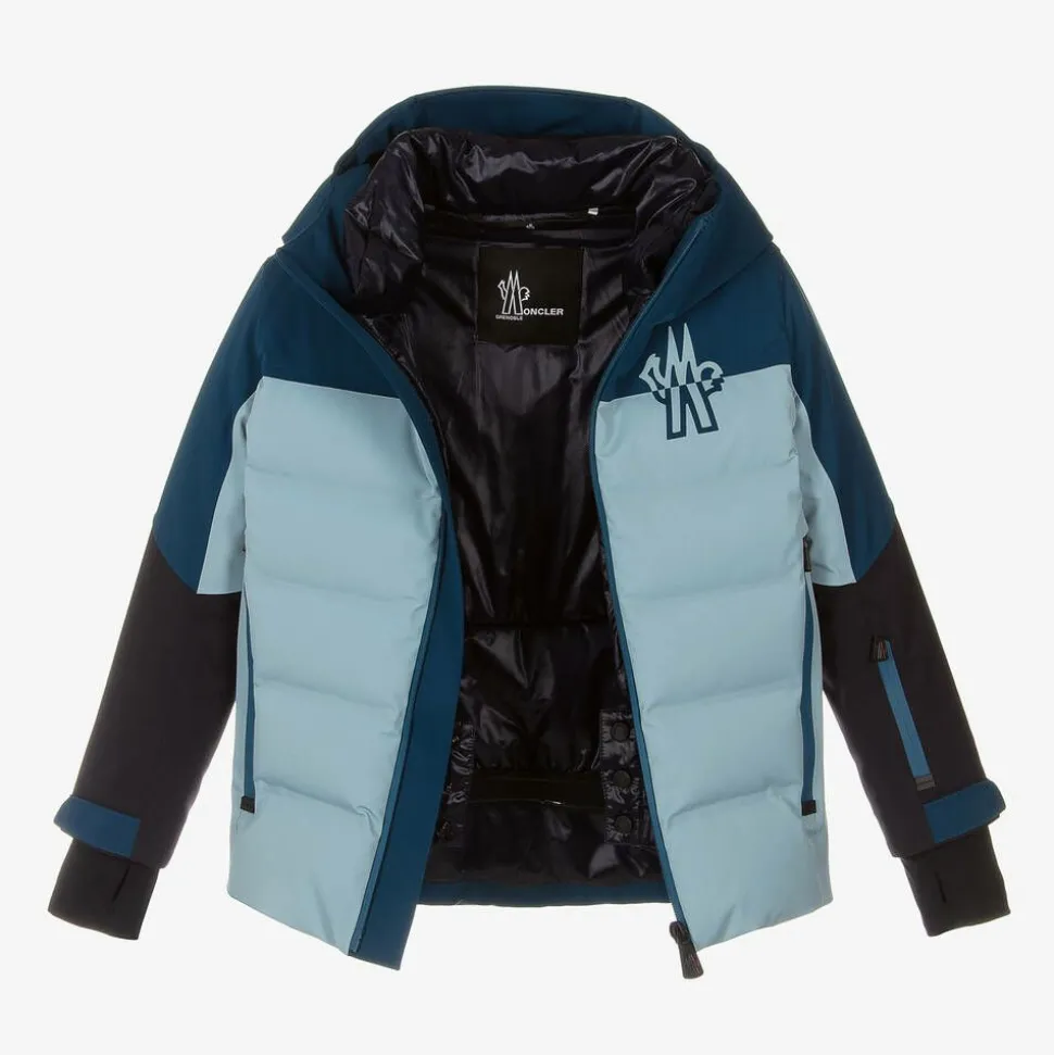 Boys Blue Colourblock Montmiral Ski Jacket