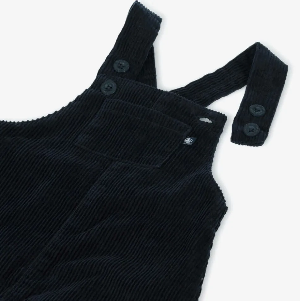 Boys Blue Corduroy Dungarees