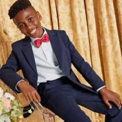 Boys Blue Cotton Blazer