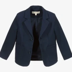 Boys Blue Cotton Blazer