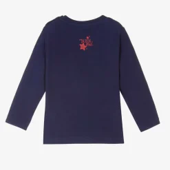 Boys Blue Cotton Highland Cow Top