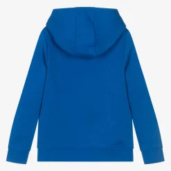 Boys Blue Cotton Hoodie