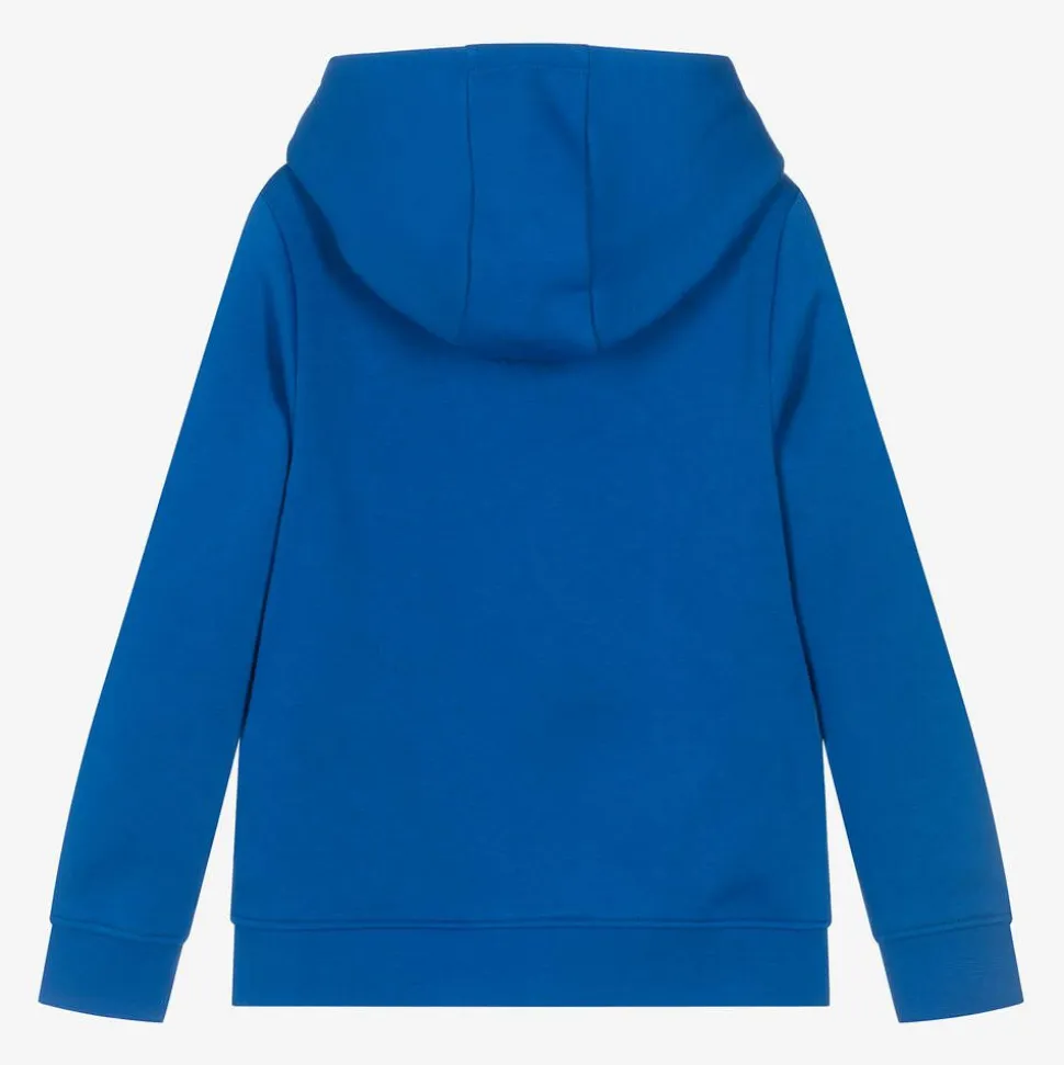 Boys Blue Cotton Hoodie