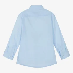 Boys Blue Cotton Shirt