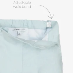 Boys Blue Cotton Shorts Set