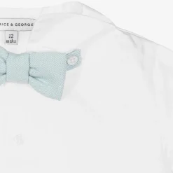 Boys Blue Cotton Shorts Set