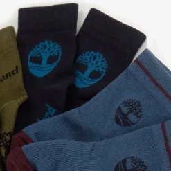 Boys Blue Cotton Socks (3 Pack)
