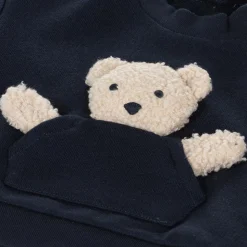 Boys Blue Cotton Teddy Tracksuit