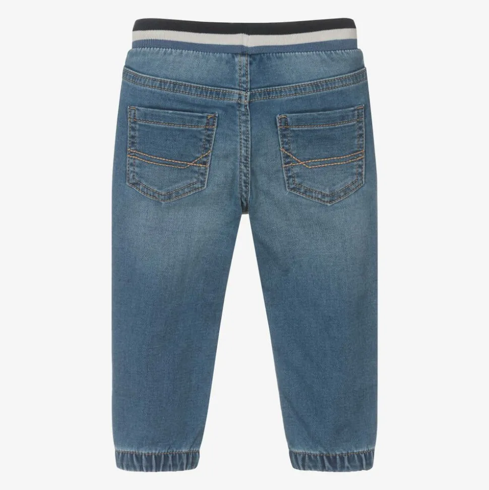Boys Blue Denim-Look Jeans
