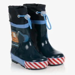 Boys Blue Digger Rain Boots