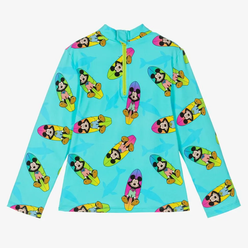 Boys Blue Disney Swim Top (UPF50+)