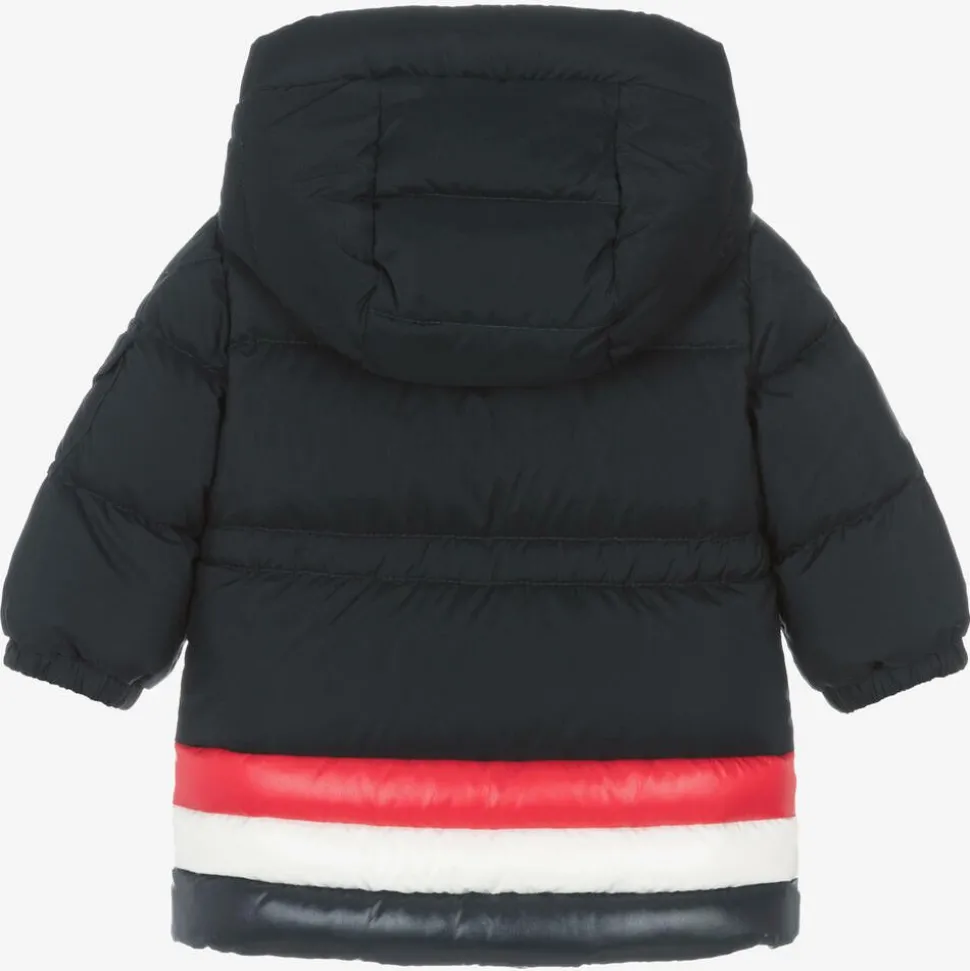 Boys Blue Down Padded Marat Parka Coat