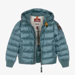 Boys Blue Down Padded Puffer Jacket