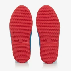 Boys Blue Elk Print Rain Boots