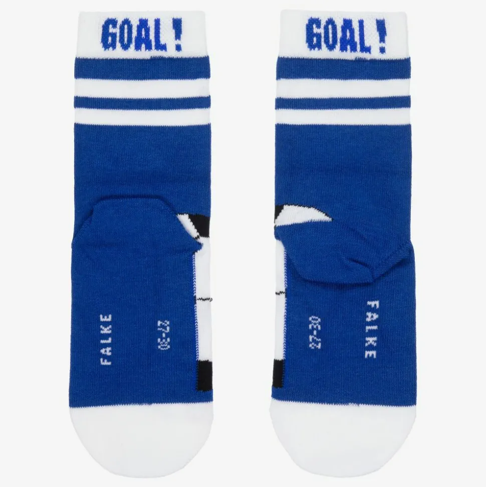 Boys Blue Football Socks