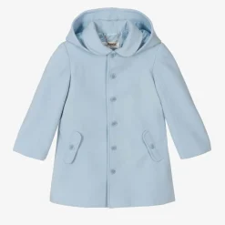 Boys Blue Hooded Coat